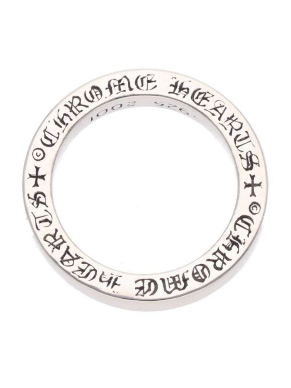 Chrome Hearts Spacer Plain Silver Ring